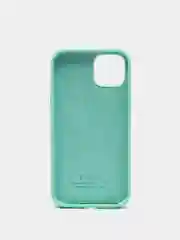 Мятный чехол силиконовый для iPhone 13, 13 Pro, 13 Pro Max, с закрытым низом