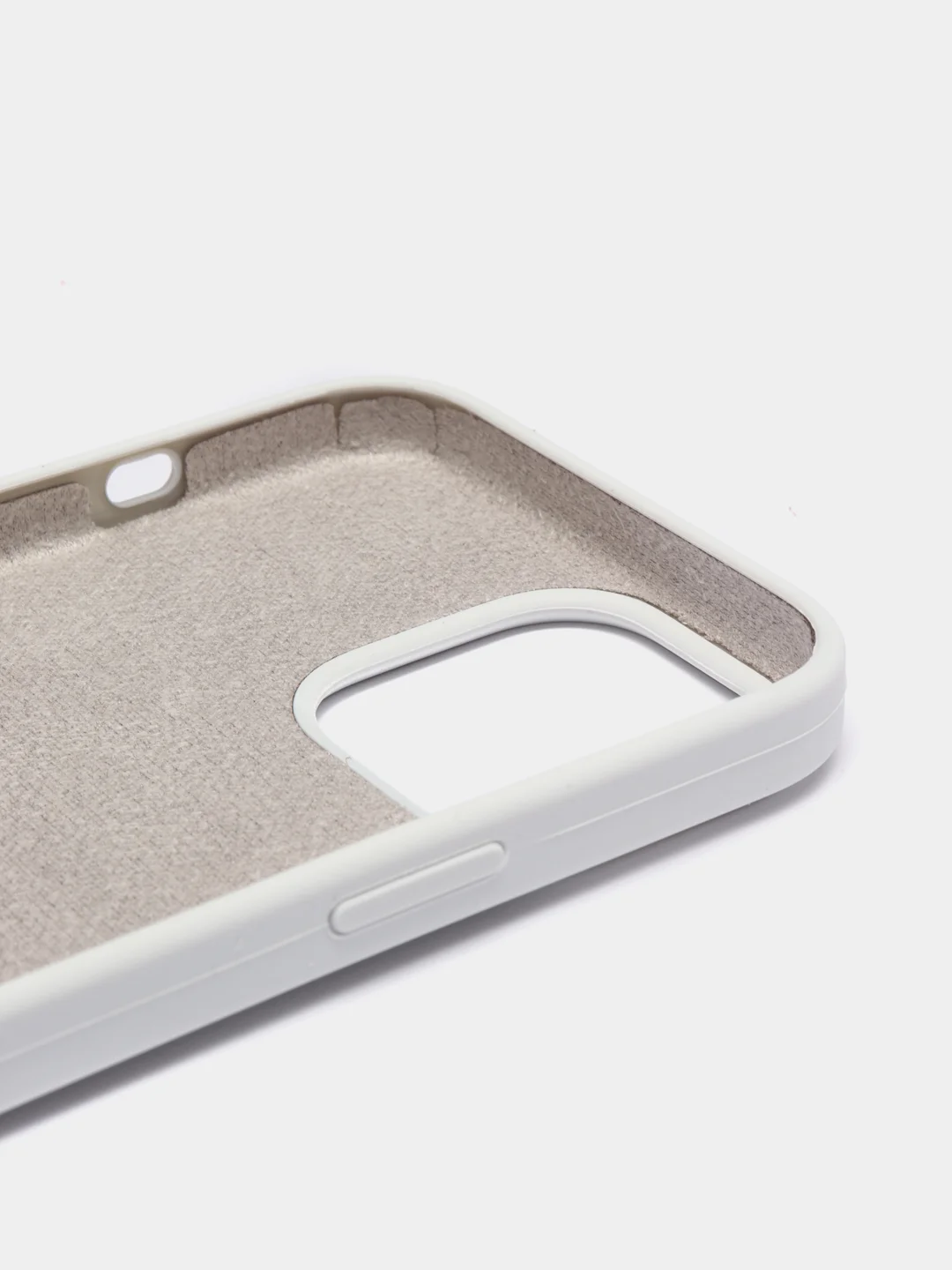 Бежевый чехол Silicone Case для iPhone 13 Pro Max