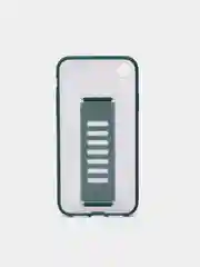 Тёмно-зелёный противоударный чехол с ремешком держателем для iPhone X, Xs, XR