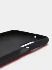 Красный чехол для Samsung M31S под кожу, силиконовый