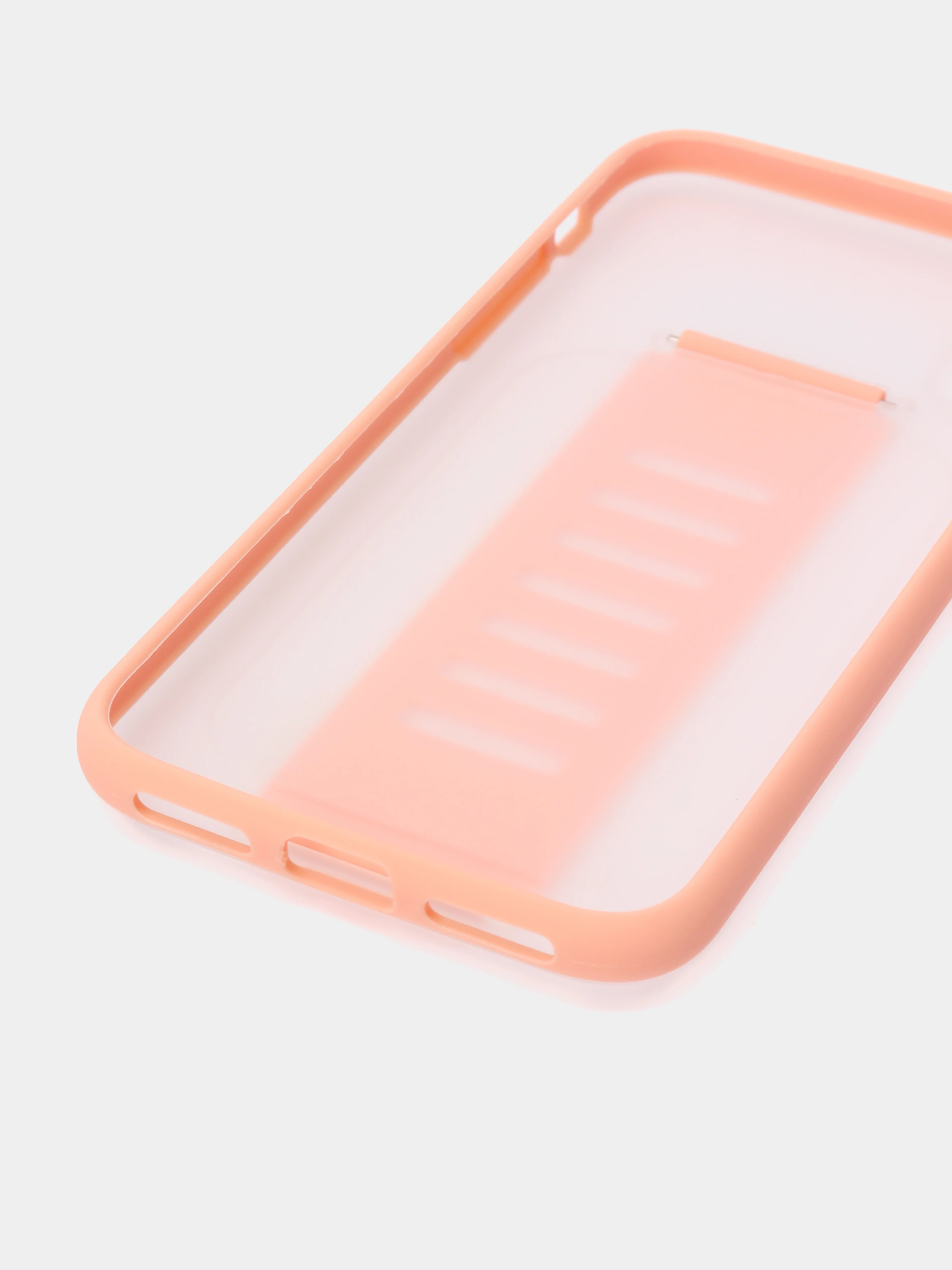 Оранжевый противоударный чехол с ремешком держателем для iPhone X, Xs, XR