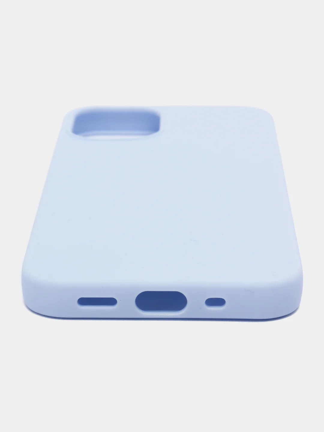 Небесно-голубой чехол на айфон / iPhone 12 / iPhone 12 Pro / iPhone 12 Pro Max / iPhone 12 mini