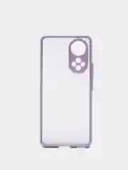 Лавандовый чехол Huawei Honor 50, Хуавей Хонор 50 пластиковый матовый с цветными кнопками