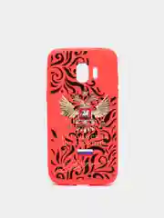 Красный чехлы "Герб" на Iphone, Samsung, Xiaomi, Honor, HYAWEI