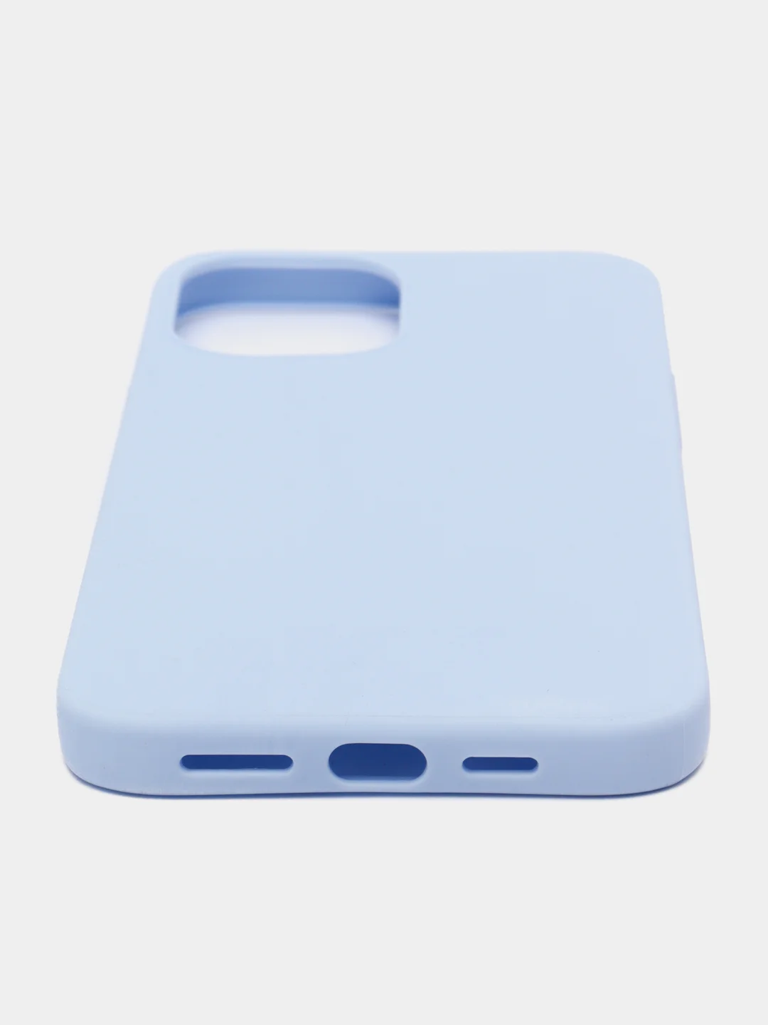 Небесно-голубой чехол на айфон / iPhone 12 / iPhone 12 Pro / iPhone 12 Pro Max / iPhone 12 mini