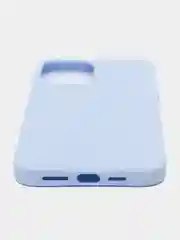Небесно-голубой чехол на айфон / iPhone 12 / iPhone 12 Pro / iPhone 12 Pro Max / iPhone 12 mini
