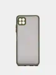 Лесной зеленый чехол Samsung Galaxy A22s / A22 5G, Галакси А22, пластиковый матовый с цветными кнопками