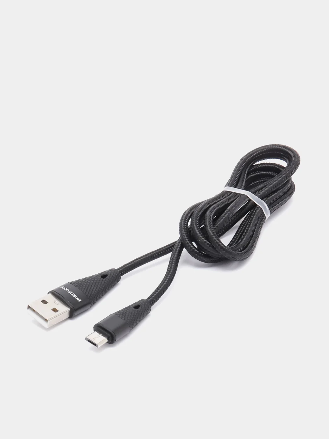 Кабель USB BOROFONE BU10 Pineapple Lightning, чёрный, 1,2 м