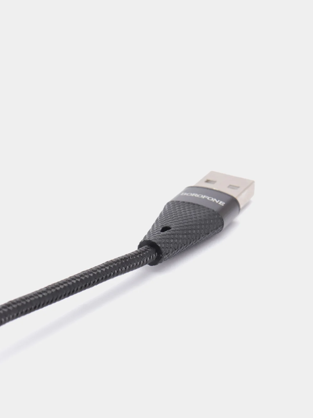 Кабель USB BOROFONE BU10 Pineapple Lightning, чёрный, 1,2 м