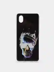 Хром чехол Samsung Galaxy A01 Core, Самсунг Галакси А01 Кор с рисунком