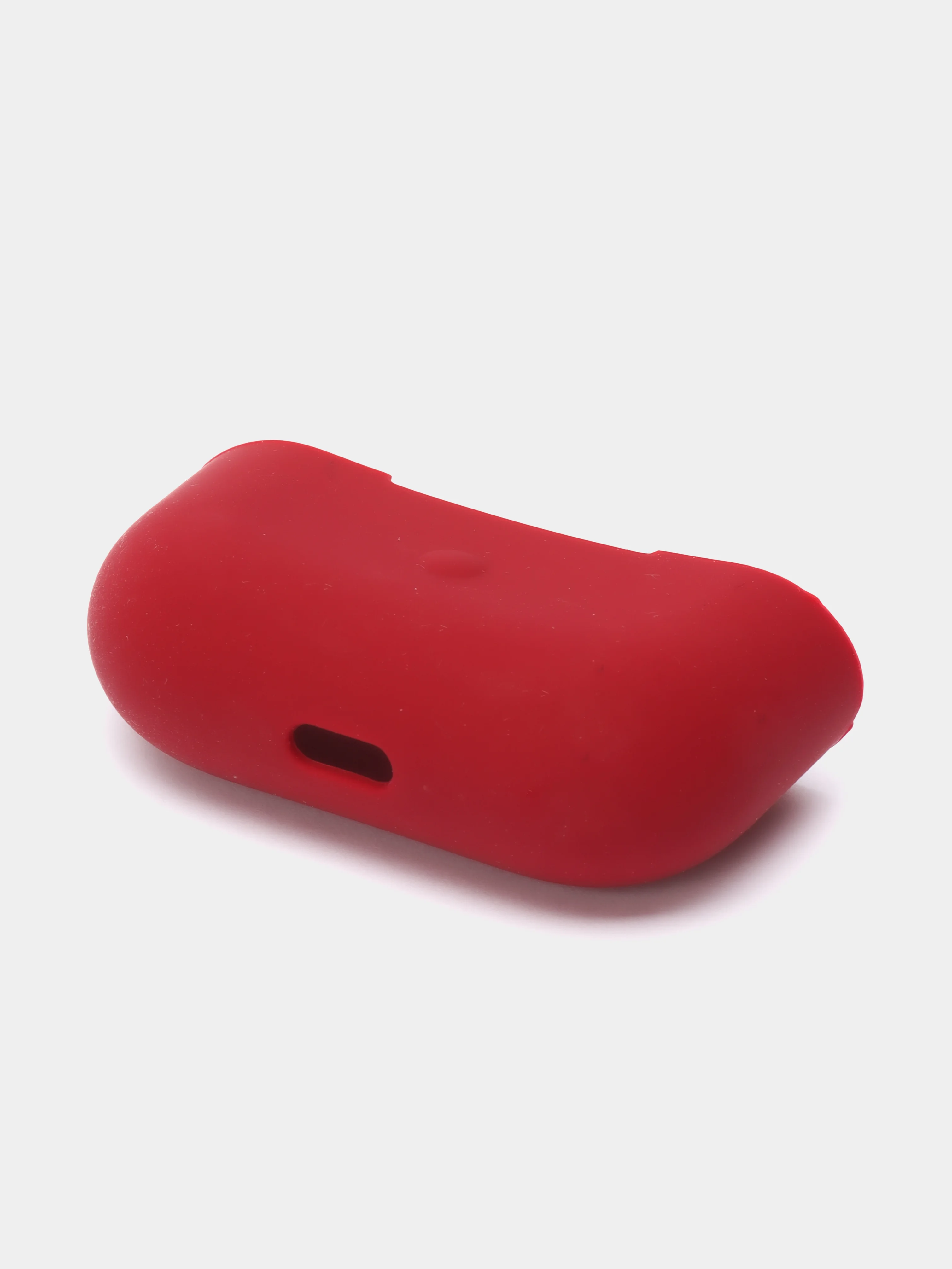 Багровый силиконовый защитный чехол для Apple Airpods Pro