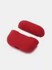 Багровый силиконовый защитный чехол для Apple Airpods Pro