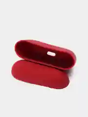 Багровый силиконовый защитный чехол для Apple Airpods Pro