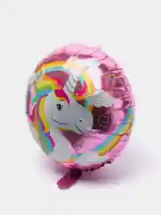Аметистовый шар фольгированный Единорог 18"