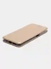 Золотой чехол-книжка Xiaomi Redmi 10, Сяоми Редми 10