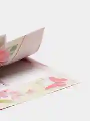 Открытка двойная на татарском языке "С днем рождения", размер 189 x 123 мм