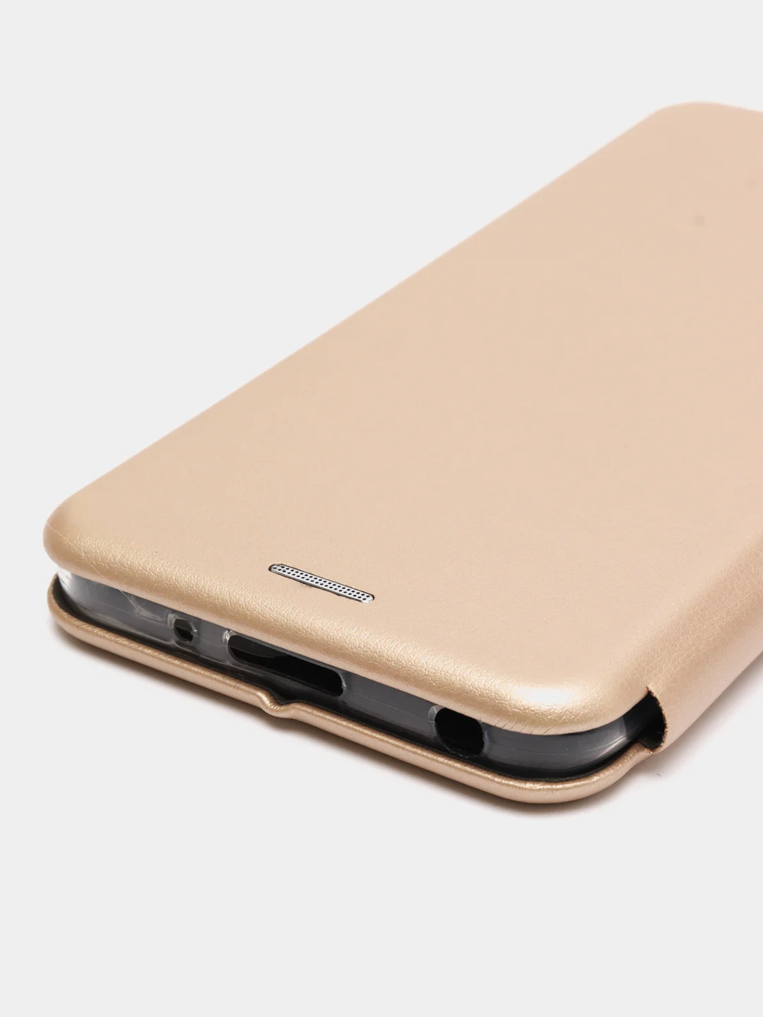 Золотой чехол-книжка Xiaomi Redmi 10, Сяоми Редми 10