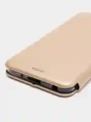Золотой чехол-книжка Xiaomi Redmi 10, Сяоми Редми 10