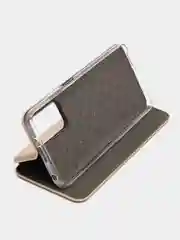 Золотой чехол-книжка Xiaomi Redmi 10, Сяоми Редми 10