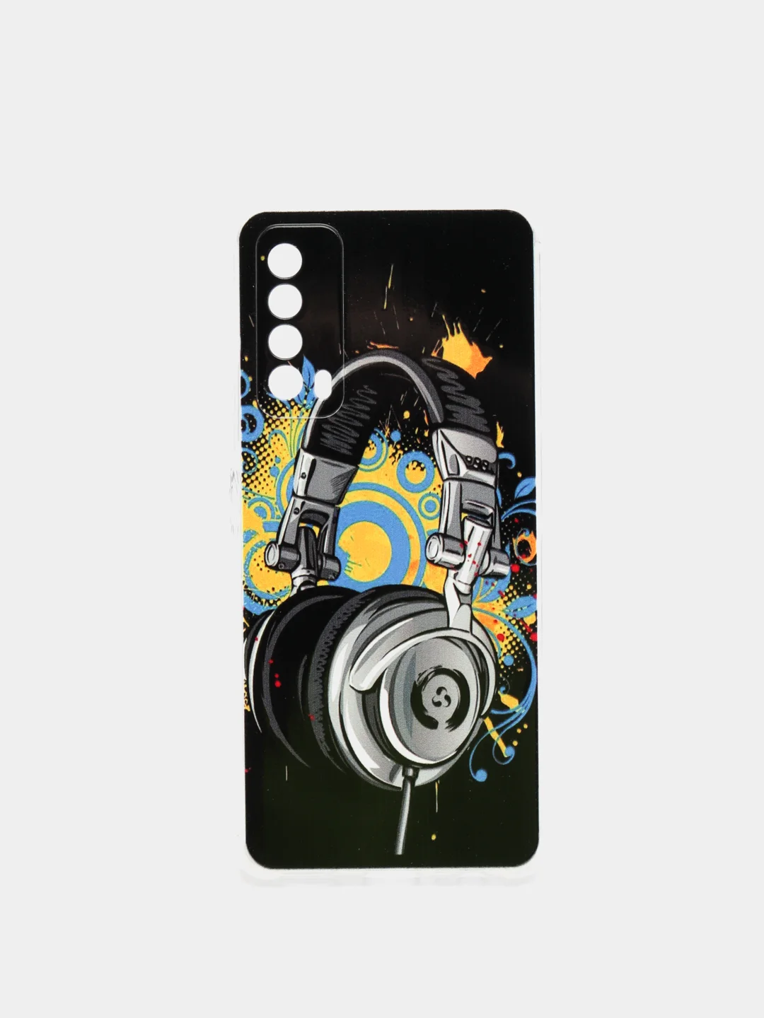 Хром чехол Huawei P Smart 2021, Хуавей П Смарт 2021 силиконовый, с рисунком