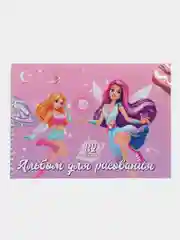 Альбом для рисования "Феи", А4, на гребне, 32 листа