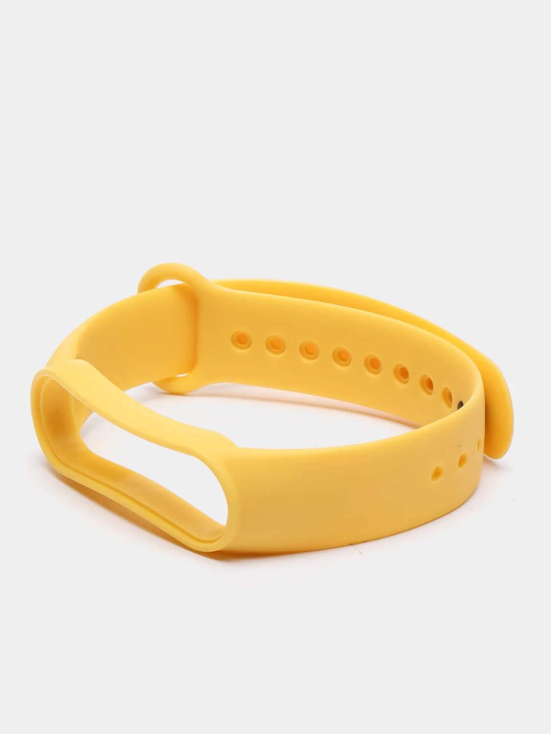 Желтый силиконовый ремешок Xiaomi Mi Band 5 / Band 6
