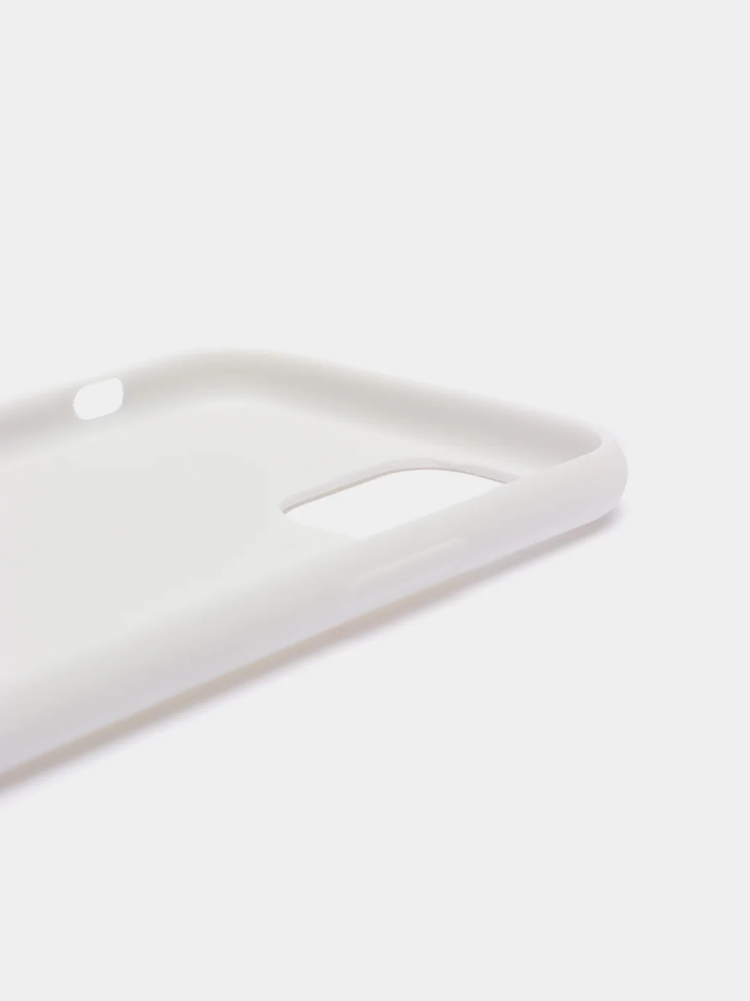Белый чехол силиконовый для iPhone 11, 11 Pro, 11 Pro Max, 12 Pro, 12 Pro Max