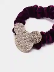 Фиолетовый резинка для волос, бархатная