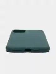 Тёмно-зелёный чехол силиконовый для iPhone 11, 11 Pro, 11 Pro Max, 12 Pro, 12 Pro Max