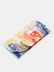Синий конверт для денег "С Днем рождения", фольгированный
