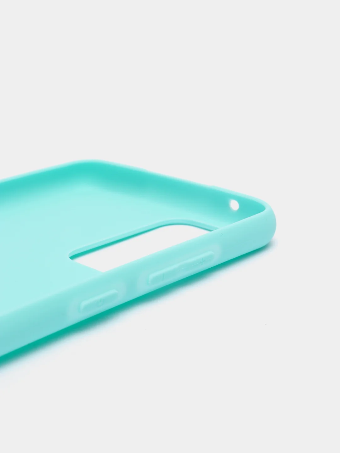 Бирюзовый чехол для Samsung Galaxy A52 А72 M21/M30S мягкий матовый TPU силикон