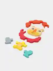 Красный пазл деревянный / Игрушка для малышей / Мозайка