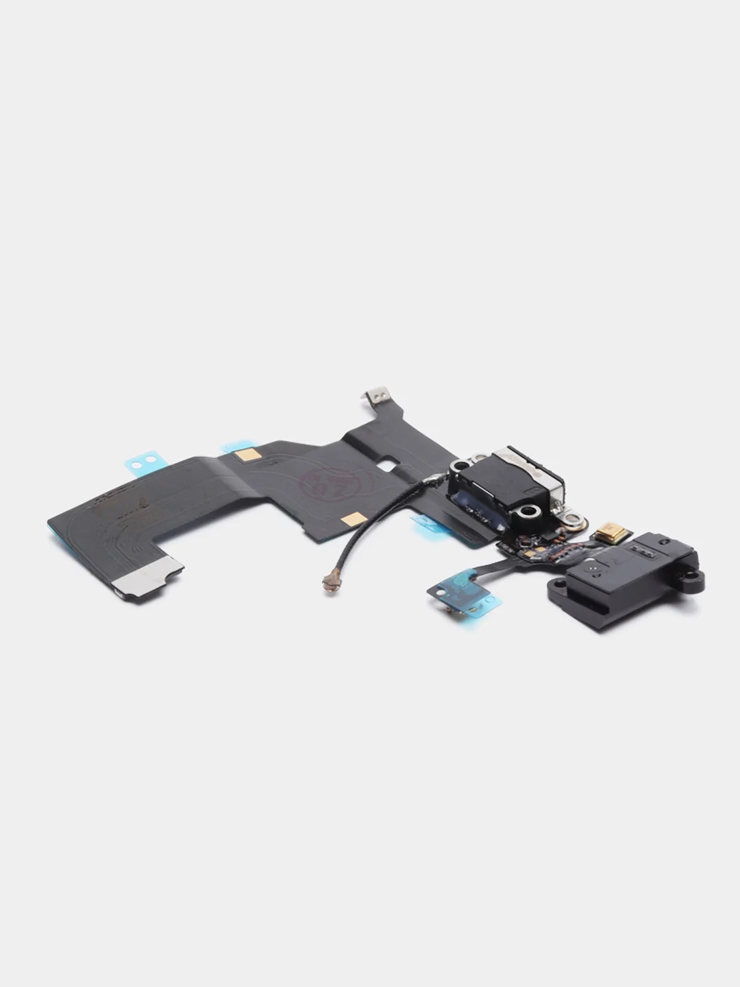 Шлейф iPhone 5 с разъемом для зарядки и аудио, микрофоном, кнопкой home и антенной, черный