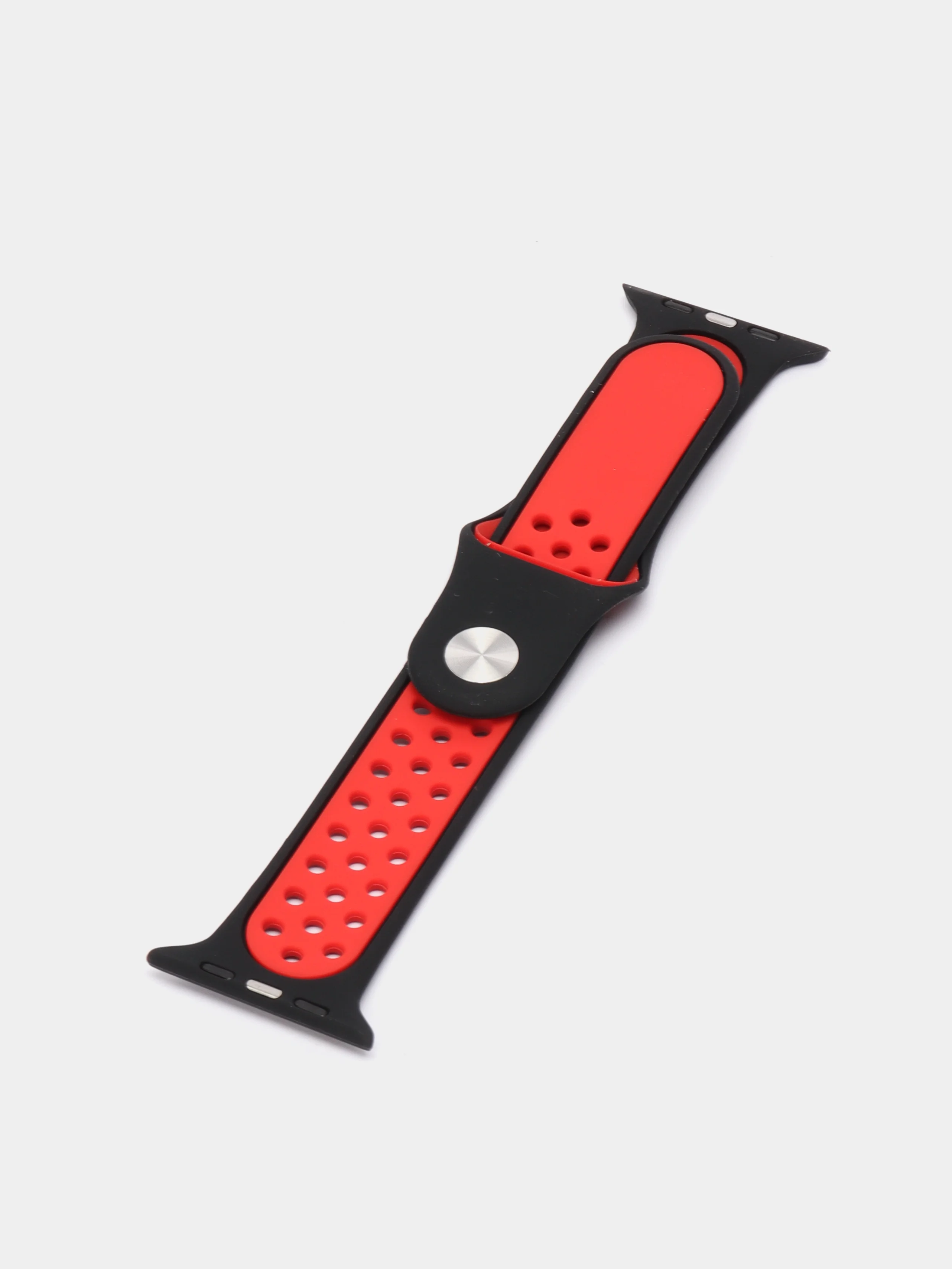Красный ремешок, бампер и стекло Apple Watch Classic 38 40 42 44 mm Series 1, 2, 3, 4, 5, 6, SE