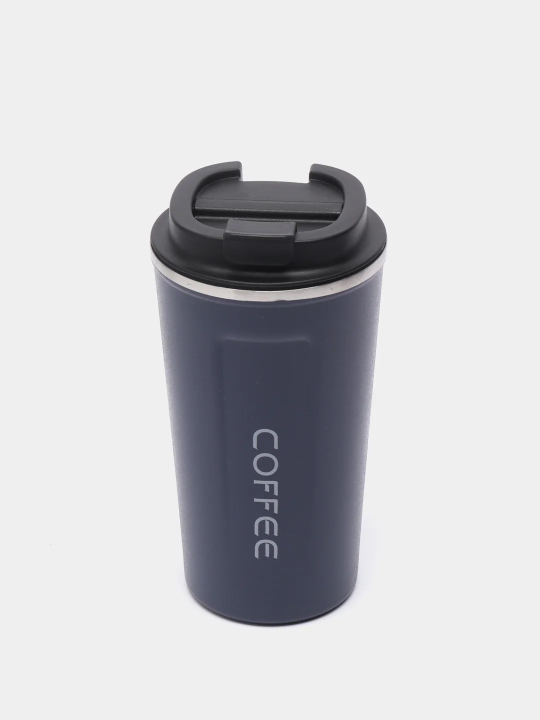 Синий термокружка Coffee / для кофе и чая / автомобильная / 510 мл