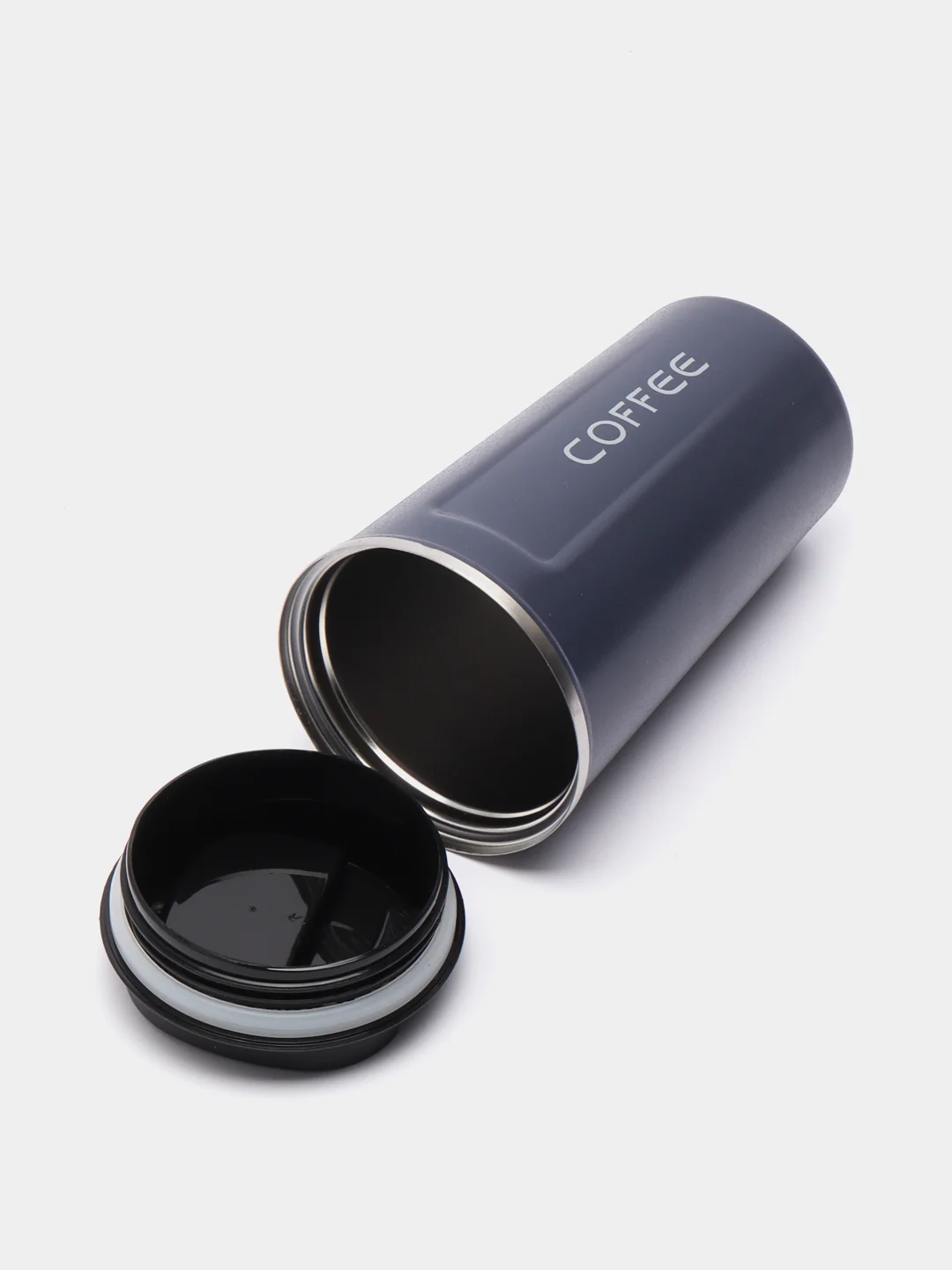 Синий термокружка Coffee / для кофе и чая / автомобильная / 510 мл