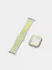 Серый ремешок, бампер и стекло Apple Watch Classic 38 40 42 44 mm Series 1, 2, 3, 4, 5, 6, SE
