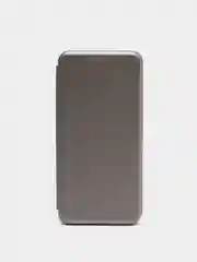 Серебряный чехол книжка Mi 11 Lite, Xiaomi 11 Lite 5G NE, Ми 11 Лайт, Сяоми 11 Лайт 5G НЕ