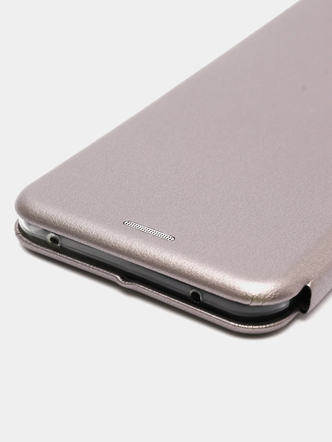 Серебряный чехол книжка Mi 11 Lite, Xiaomi 11 Lite 5G NE, Ми 11 Лайт, Сяоми 11 Лайт 5G НЕ