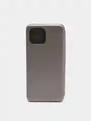 Серебряный чехол книжка Mi 11 Lite, Xiaomi 11 Lite 5G NE, Ми 11 Лайт, Сяоми 11 Лайт 5G НЕ