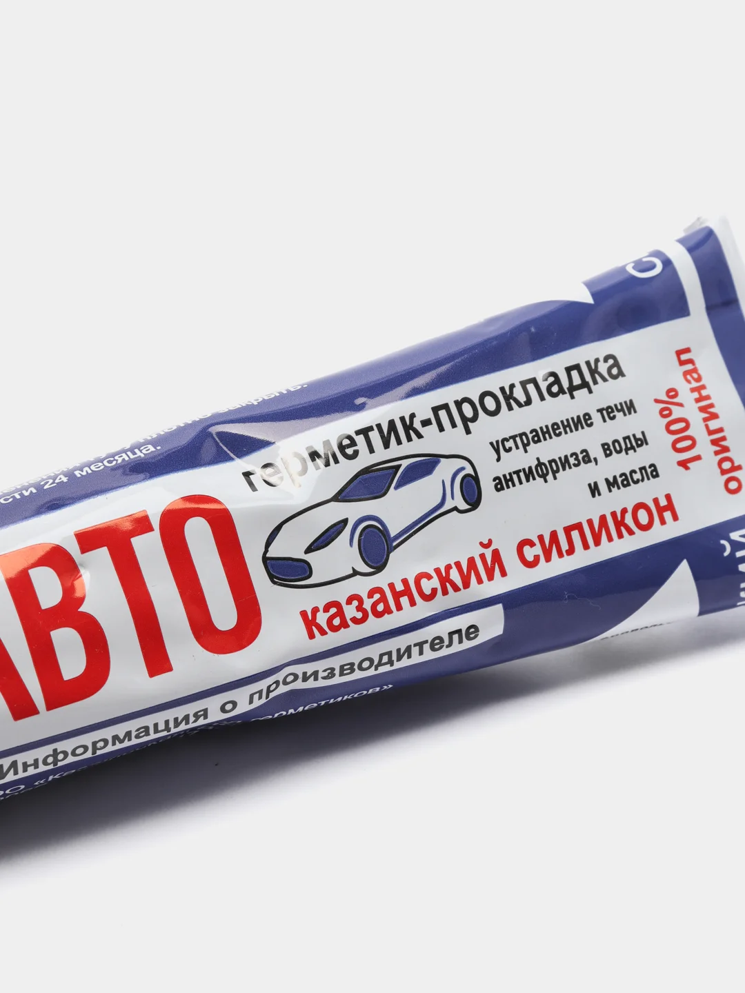 Белый герметик силиконовый, 60, 180 гр