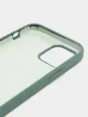 Зеленый чехол силиконовый на iPhone 12 / 12 Pro