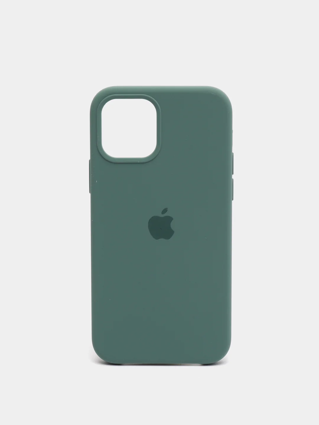 Зеленый чехол силиконовый на iPhone 12 / 12 Pro