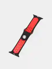 Красный ремешок, бампер и стекло Apple Watch Classic 38 40 42 44 mm Series 1, 2, 3, 4, 5, 6, SE