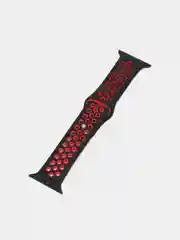 Красный ремешок, бампер и стекло Apple Watch Classic 38 40 42 44 mm Series 1, 2, 3, 4, 5, 6, SE