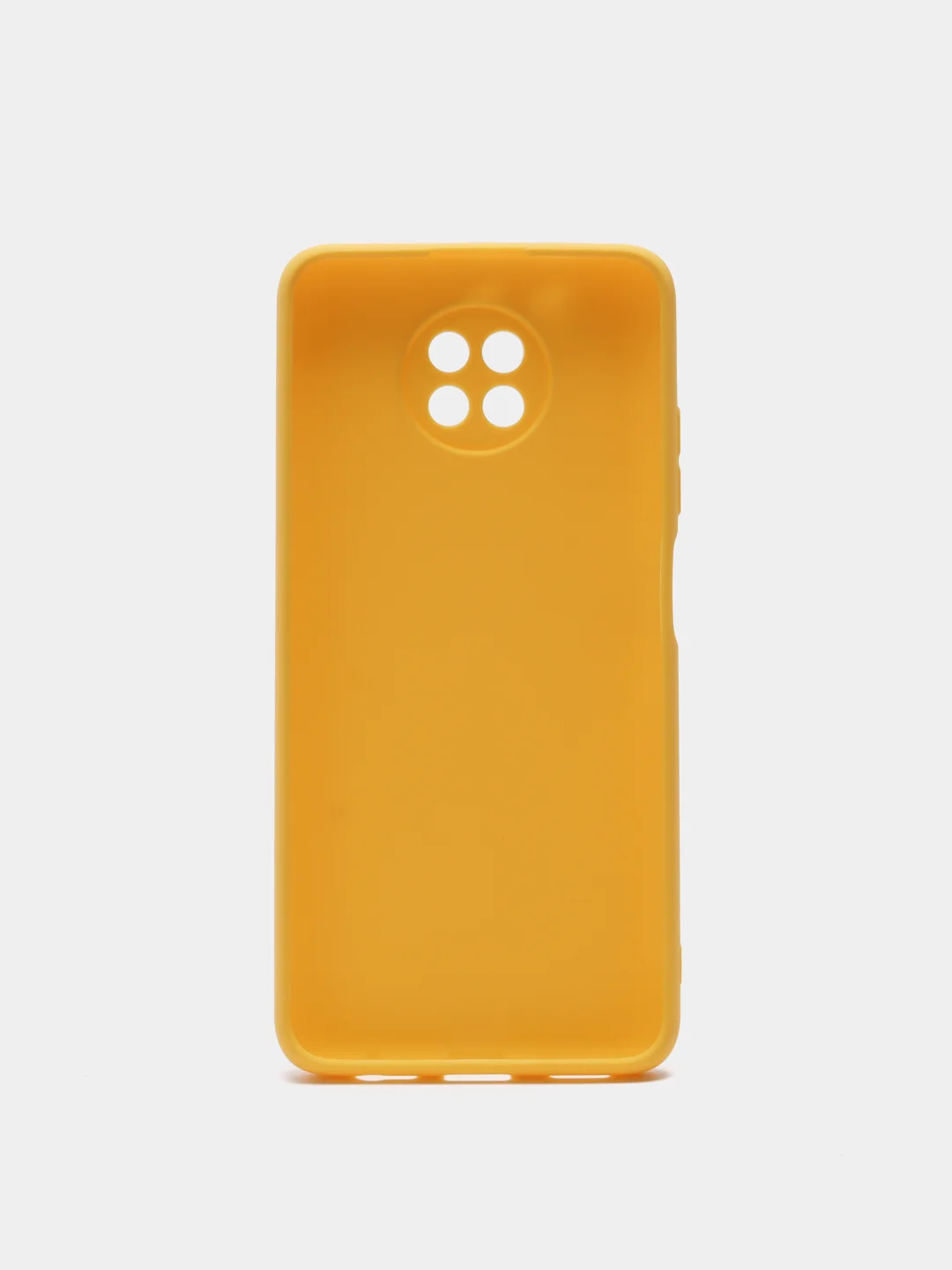 Желтый чехол для Xiaomi Redmi Note 9T, силиконовый, матовый, однотонный