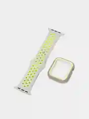 Серый ремешок, бампер и стекло Apple Watch Classic 38 40 42 44 mm Series 1, 2, 3, 4, 5, 6, SE