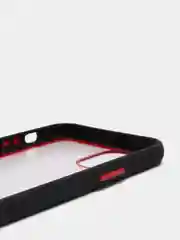 Черный чехол силиконовый на iPhone 11 Pro с прозрачной задней панелью