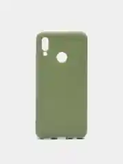 Оливковый чехол силиконовый для Huawei P Smart 2019/10 Lite, матовый