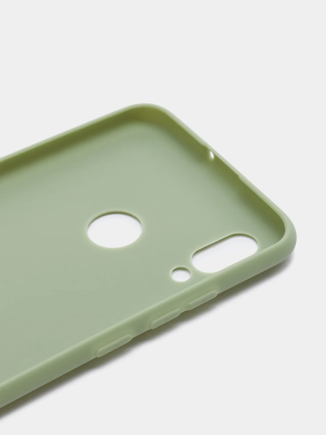 Оливковый чехол силиконовый для Huawei P Smart 2019/10 Lite, матовый